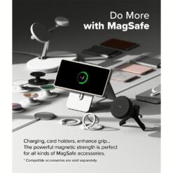 Ringke รุ่น Silicone Magnetic - เคส Galaxy S25 Ultra - สี Stone