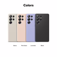 Ringke รุ่น Silicone Magnetic - เคส Galaxy S25 Ultra - สี Pink Sand