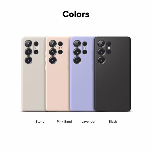 Ringke รุ่น Silicone Magnetic - เคส Galaxy S25 Ultra - สี Pink Sand