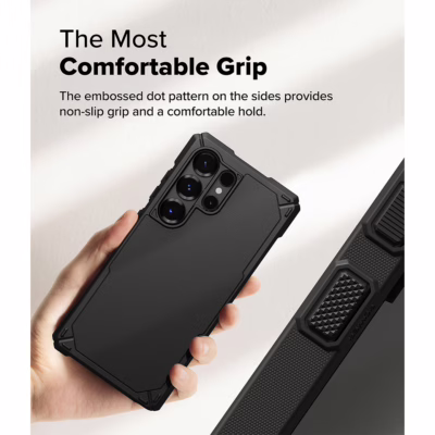 Ringke รุ่น Rugged Gear - เคส Galaxy S25 Ultra - สี Black