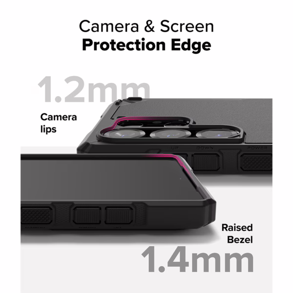 Ringke รุ่น Rugged Gear - เคส Galaxy S25 Ultra - สี Black