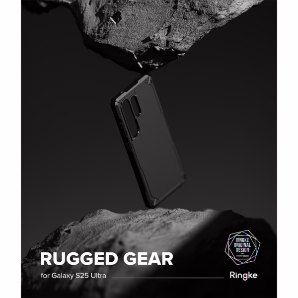 Ringke รุ่น Rugged Gear - เคส Galaxy S25 Ultra - สี Black