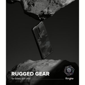 Ringke รุ่น Rugged Gear - เคส Galaxy S25 Ultra - สี Camo Black