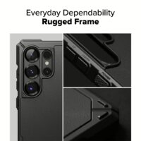 Ringke รุ่น Rugged Gear Magnetic - เคส Galaxy S25 Ultra - สี Black