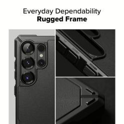 Ringke รุ่น Rugged Gear Magnetic - เคส Galaxy S25 Ultra - สี Black