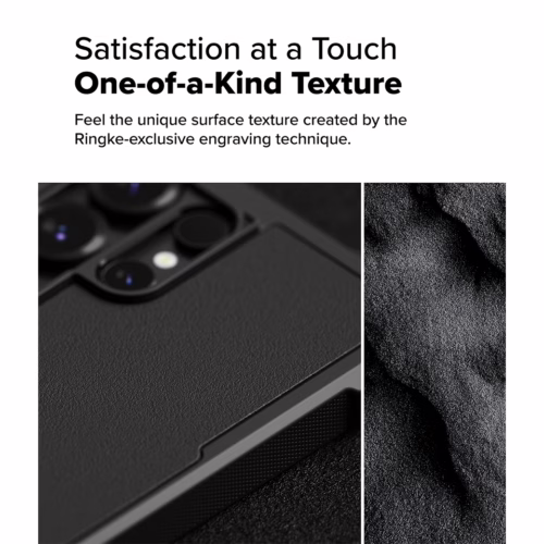 Ringke รุ่น Rugged Gear Magnetic - เคส Galaxy S25 Ultra - สี Black