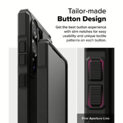 Ringke รุ่น Rugged Gear Magnetic - เคส Galaxy S25 Ultra - สี Black