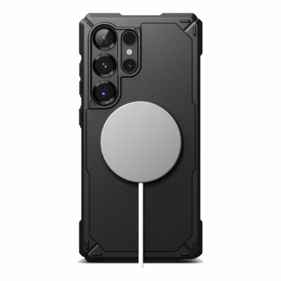 Ringke รุ่น Rugged Gear Magnetic - เคส Galaxy S25 Ultra - สี Black
