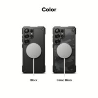 Ringke รุ่น Rugged Gear Magnetic - เคส Galaxy S25 Ultra - สี Black
