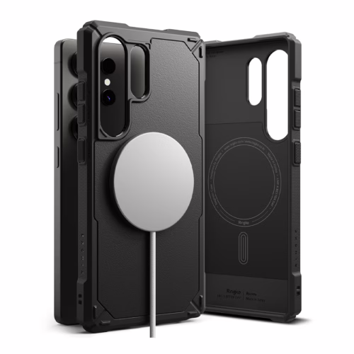 Ringke รุ่น Rugged Gear Magnetic - เคส Galaxy S25 Ultra - สี Black