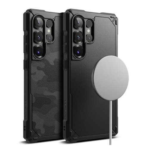 Ringke รุ่น Rugged Gear Magnetic - เคส Galaxy S25 Ultra - สี Black - Image 4