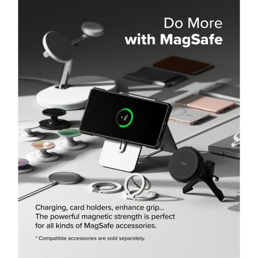 Ringke รุ่น Rugged Gear Magnetic - เคส Galaxy S25 Ultra - สี Black - Image 7