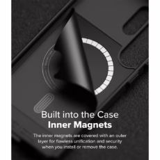 Ringke รุ่น Rugged Gear Magnetic - เคส Galaxy S25 Ultra - สี Black