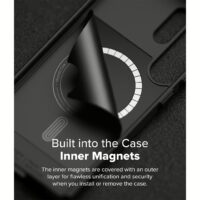 Ringke รุ่น Rugged Gear Magnetic - เคส Galaxy S25 Ultra - สี Black