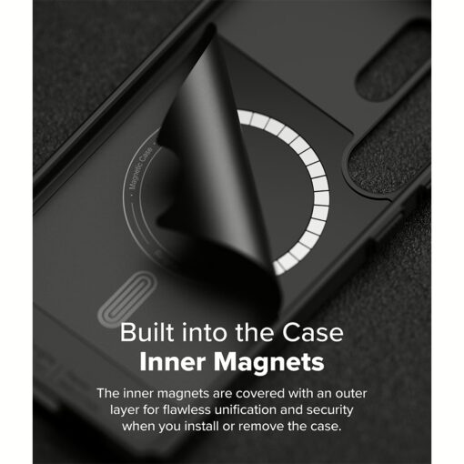 Ringke รุ่น Rugged Gear Magnetic - เคส Galaxy S25 Ultra - สี Black - Image 9