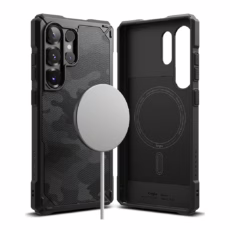 Ringke รุ่น Rugged Gear Magnetic - เคส Galaxy S25 Ultra - สี Camo Black