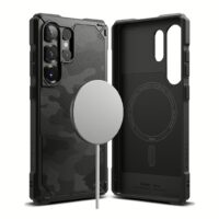 Ringke รุ่น Rugged Gear Magnetic - เคส Galaxy S25 Ultra - สี Camo Black