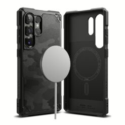 Ringke รุ่น Rugged Gear Magnetic - เคส Galaxy S25 Ultra - สี Camo Black