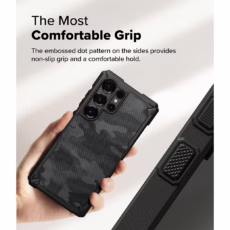 Ringke รุ่น Rugged Gear Magnetic - เคส Galaxy S25 Ultra - สี Camo Black