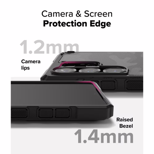 Ringke รุ่น Rugged Gear Magnetic - เคส Galaxy S25 Ultra - สี Camo Black