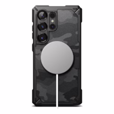 Ringke รุ่น Rugged Gear Magnetic - เคส Galaxy S25 Ultra - สี Camo Black