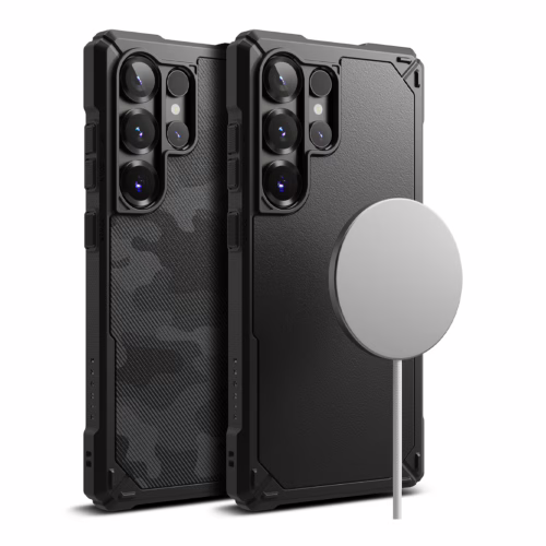 Ringke รุ่น Rugged Gear Magnetic - เคส Galaxy S25 Ultra - สี Camo Black