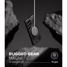 Ringke รุ่น Rugged Gear Magnetic - เคส Galaxy S25 Ultra - สี Camo Black