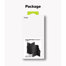 Ringke รุ่น Folio Grip Wallet Magnetic - เคส Galaxy S25 Ultra / S24 Ultra / S23 Ultra - สี Black