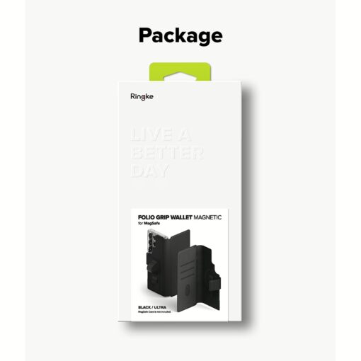Ringke รุ่น Folio Grip Wallet Magnetic - เคส Galaxy S25 Ultra / S24 Ultra / S23 Ultra - สี Black - Image 18