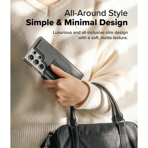 Ringke รุ่น Folio Grip Wallet Magnetic - เคส Galaxy S25 Ultra / S24 Ultra / S23 Ultra - สี Black - Image 6