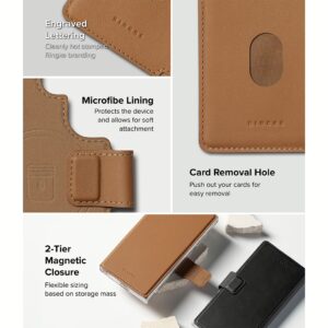Ringke รุ่น Folio Grip Wallet Magnetic - เคส Galaxy S25 Ultra / S24 Ultra / S23 Ultra - สี Brown