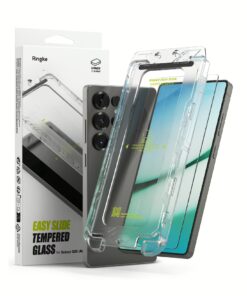 Ringke รุ่น Easy Slide Tempered Glass - ฟิล์มกระจก Galaxy S25 Ultra (ฟิล์ม 2 แผ่น พร้อมอุปกรณ์ติดตั้ง)
