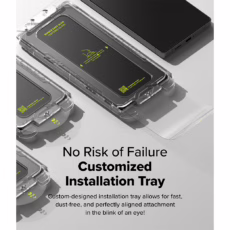 Ringke รุ่น Easy Slide Tempered Glass - ฟิล์มกระจก Galaxy S25 Ultra (ฟิล์ม 2 แผ่น พร้อมอุปกรณ์ติดตั้ง)