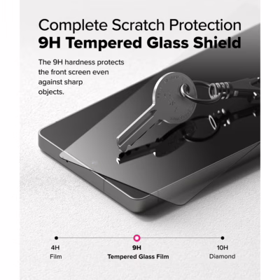 Ringke รุ่น Easy Slide Tempered Glass - ฟิล์มกระจก Galaxy S25 Ultra (ฟิล์ม 2 แผ่น พร้อมอุปกรณ์ติดตั้ง)