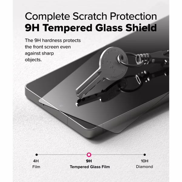 Ringke รุ่น Easy Slide Tempered Glass - ฟิล์มกระจก Galaxy S25 Ultra (ฟิล์ม 2 แผ่น พร้อมอุปกรณ์ติดตั้ง)