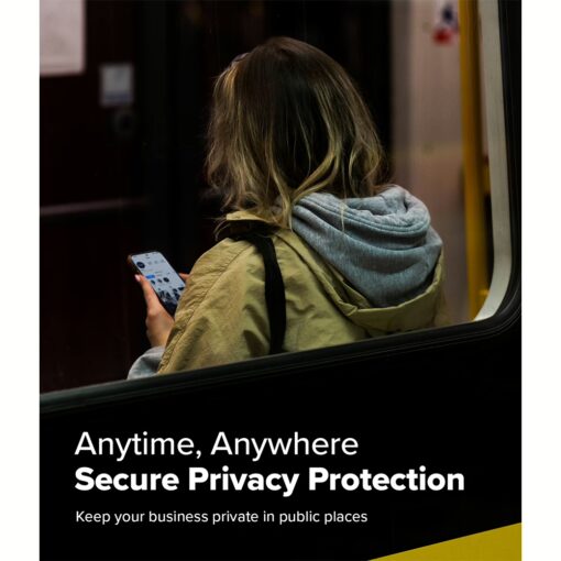 Ringke รุ่น Easy Slide Privacy Tempered Glass - ฟิล์มกระจก Galaxy S25 Ultra (ฟิล์ม 2 แผ่น พร้อมอุปกรณ์ติดตั้ง) - Image 4