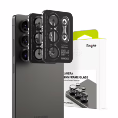 Ringke รุ่น Camera Lens Frame Glass - กระจกเลนส์กล้อง Galaxy S25 Ultra (ฟิล์ม 2 ชิ้น)