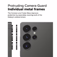 Ringke รุ่น Camera Lens Frame Glass - กระจกเลนส์กล้อง Galaxy S25 Ultra (ฟิล์ม 2 ชิ้น)
