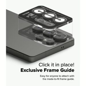 Ringke รุ่น Camera Lens Frame Glass - กระจกเลนส์กล้อง Galaxy S25 Ultra (ฟิล์ม 2 ชิ้น)