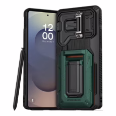 VRS รุ่น D-Wallet Origin - เคส Galaxy S25 Ultra - สี Metallic Green