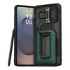 VRS รุ่น D-Wallet Origin - เคส Galaxy S25 Ultra - สี Metallic Green