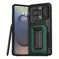 VRS รุ่น D-Wallet Origin - เคส Galaxy S25 Ultra - สี Metallic Green