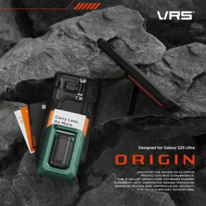 VRS รุ่น D-Wallet Origin - เคส Galaxy S25 Ultra - สี Black