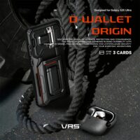 VRS รุ่น D-Wallet Origin - เคส Galaxy S25 Ultra - สี Metallic Green