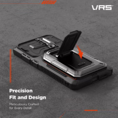 VRS รุ่น D-Wallet Origin - เคส Galaxy S25 Ultra - สี Metallic Green