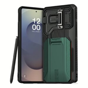 VRS รุ่น D-Wallet Origin Lite - เคส Galaxy S25 Ultra - สี Metallic Green