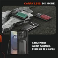 VRS รุ่น D-Wallet Origin Lite - เคส Galaxy S25 Ultra - สี Metallic Green