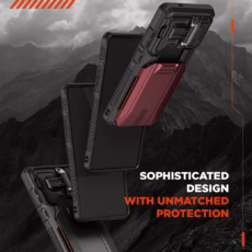 VRS รุ่น D-Wallet Origin Lite - เคส Galaxy S25 Ultra - สี Black