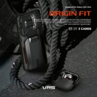 VRS รุ่น D-Wallet Origin Lite - เคส Galaxy S25 Ultra - สี Metallic Green