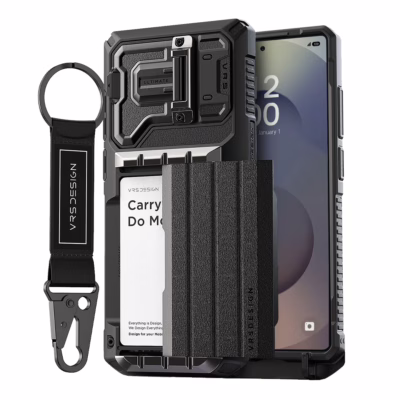 VRS รุ่น Damda Glide Ultimate - เคส Galaxy S25 Ultra - สี Black